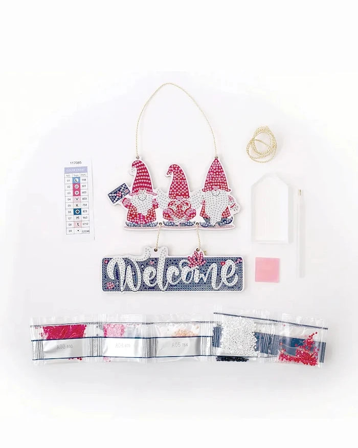 Комплект diy Graine Creative Gnomes Rhinestone 13 x 30 x 2 cm