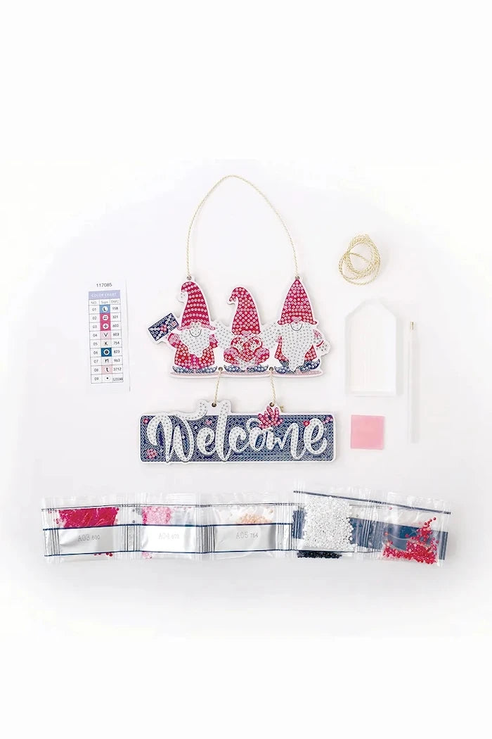 Комплект diy Graine Creative Gnomes Rhinestone 13 x 30 x 2 cm