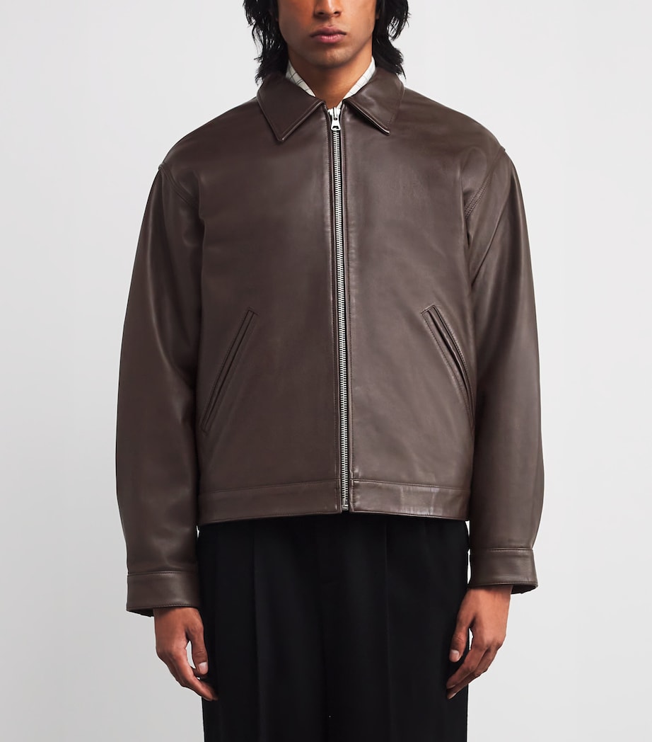 NN07 Brown Leather Jacket