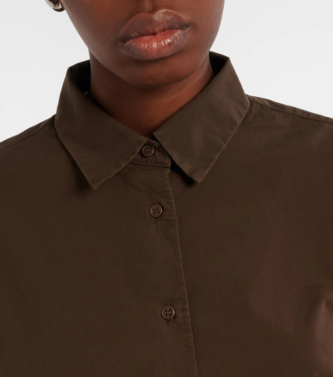Nili Lotan - Amante cotton poplin shirt