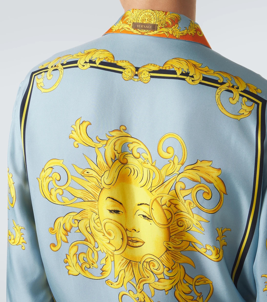 Versace - Printed silk shirt