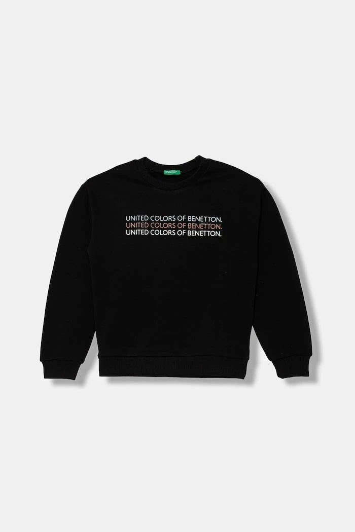 United Colors of Benetton Çocuk Pamuklu Sweatshirt
