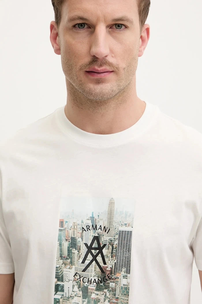 Памучна тениска Armani Exchange