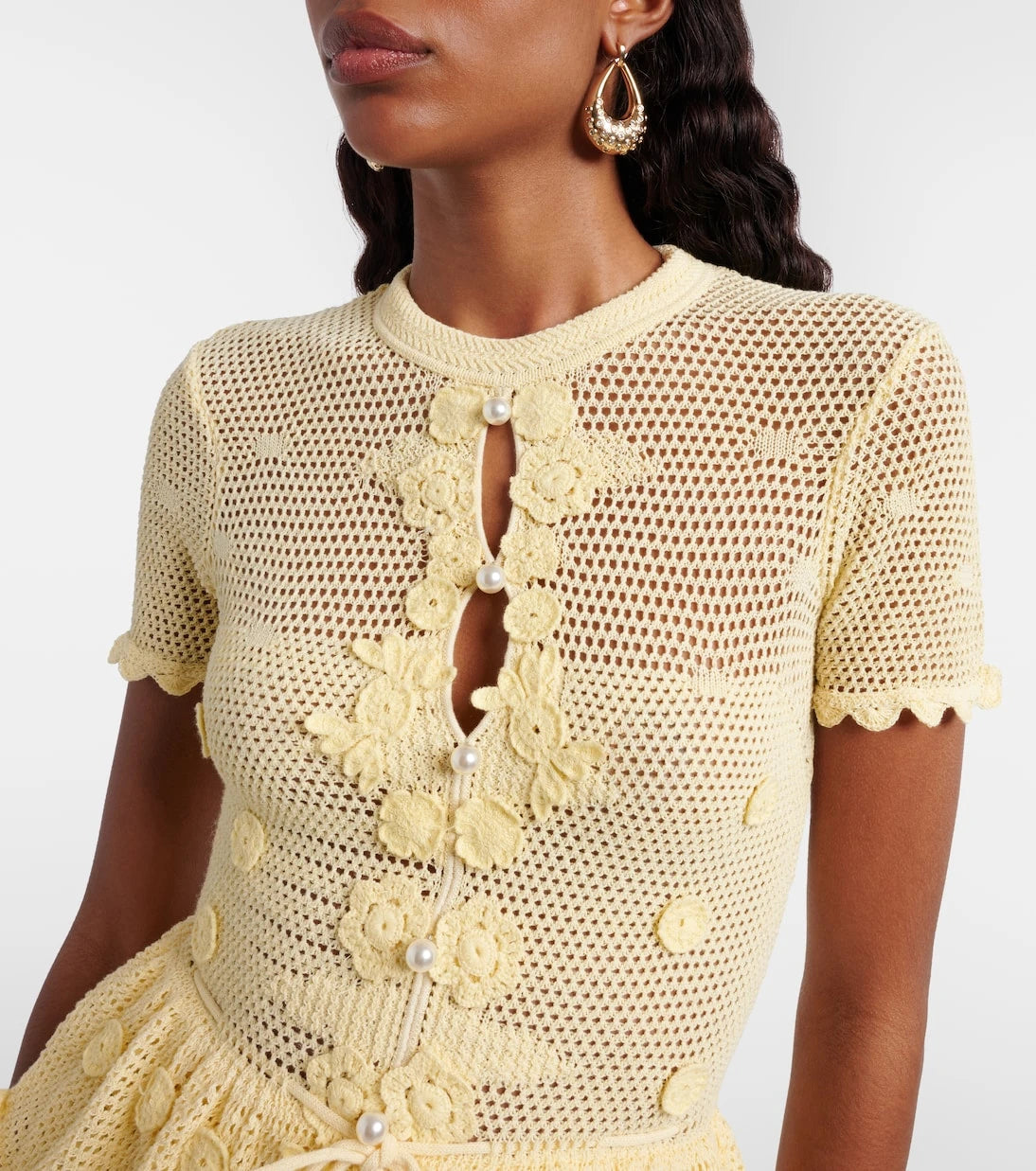 Self-Portrait - Embellished minidress