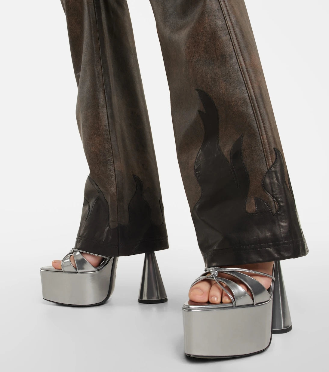 D'Accori - Belle platform leather sandals