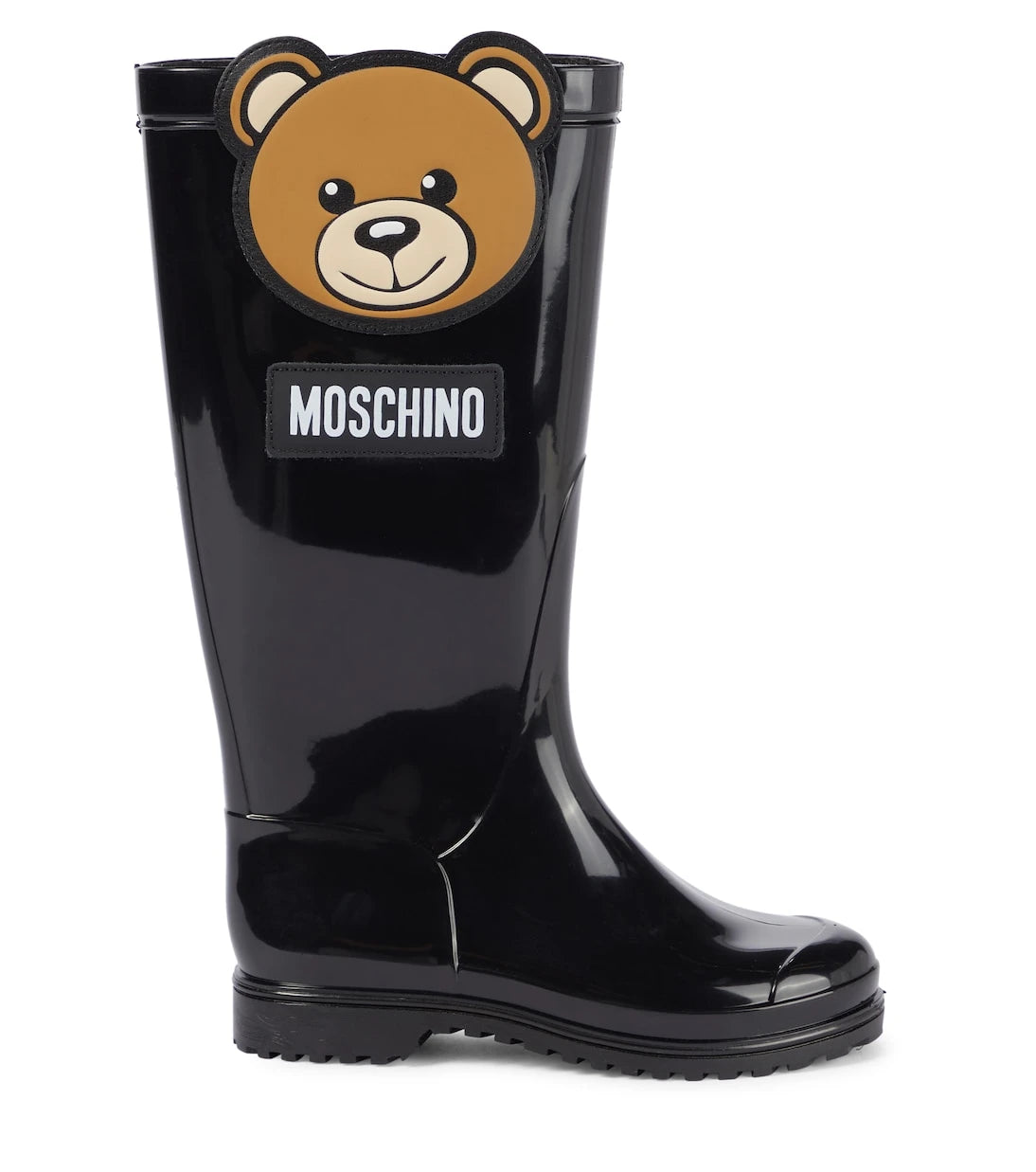 Moschino Kids - أحذية المطر المطاطية