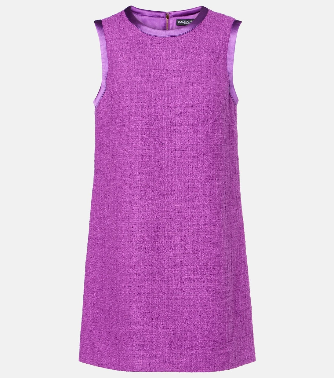 Dolce&Gabbana - Cotton and silk-blend minidress