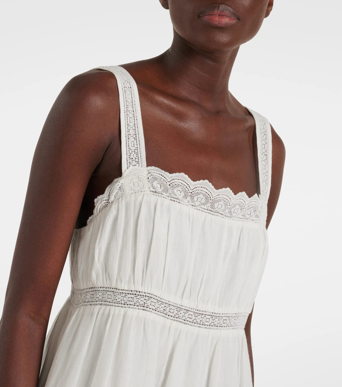 Posse - Grace lace-trimmed maxi dress