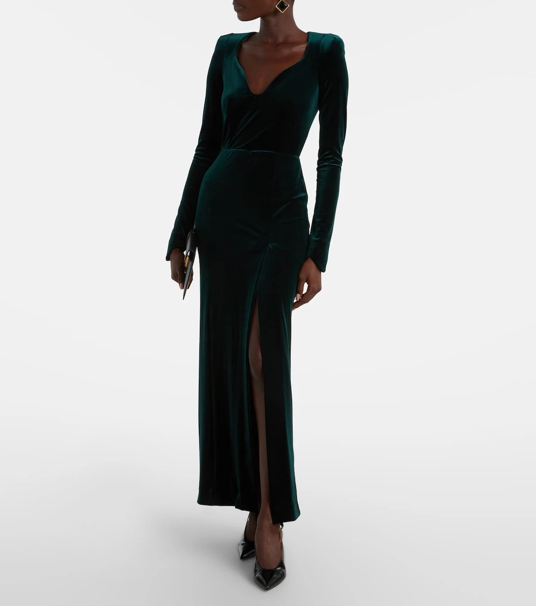Galvan - Vanitas velvet gown