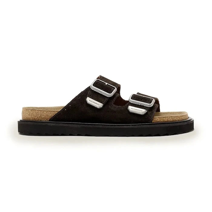 Велурени чехли AllSaints Randal Sandal