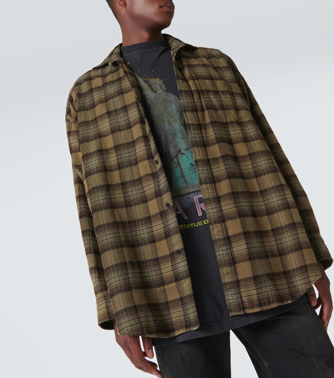 Balenciaga - Paris Liberty layered cotton shirt