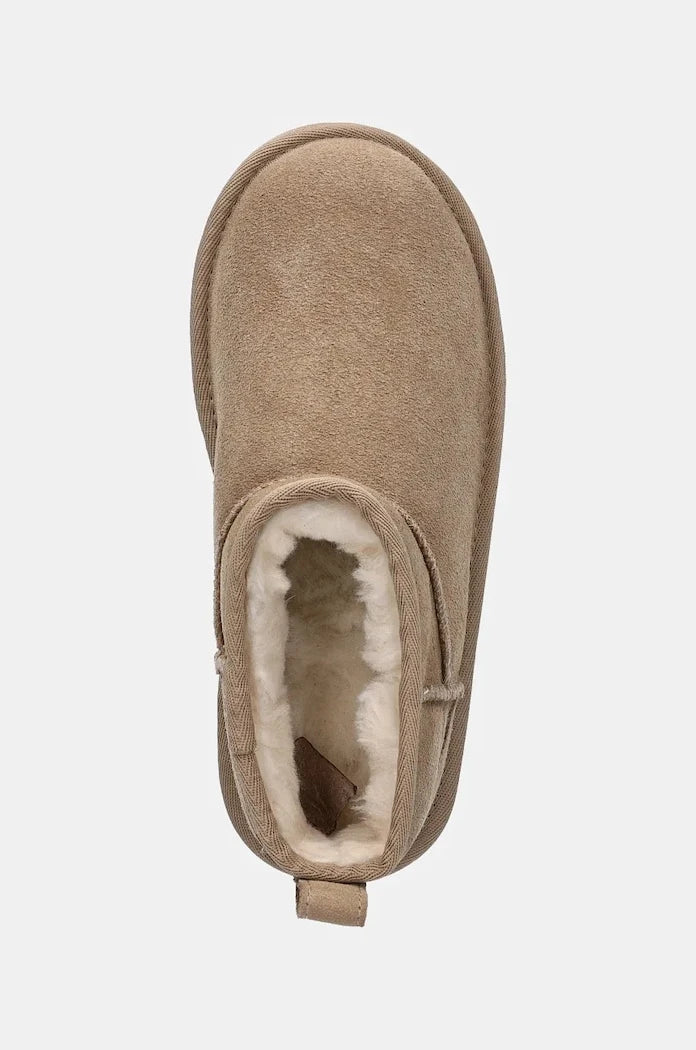 Çocuklar için süet UGG CLASSIC ULTRA MINPLATFORM