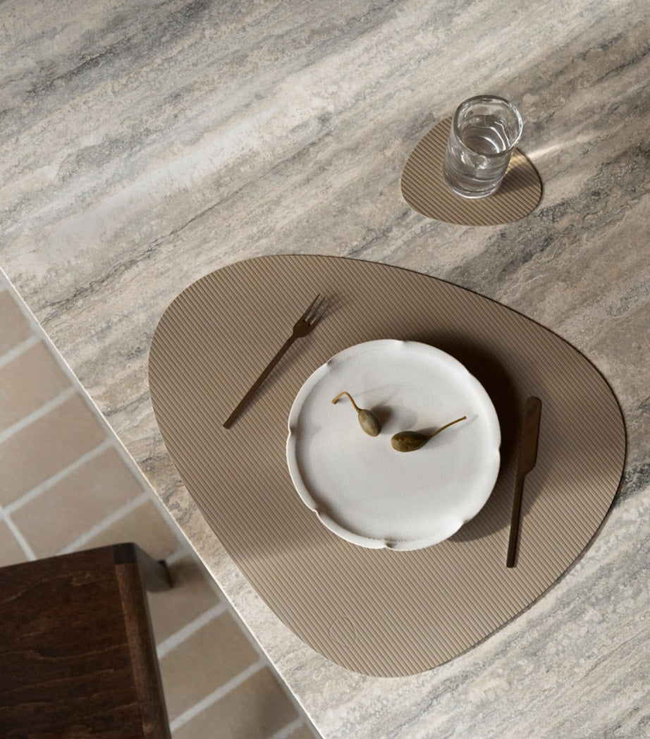 Large Curve Corduroy Placemat (Set of 4)