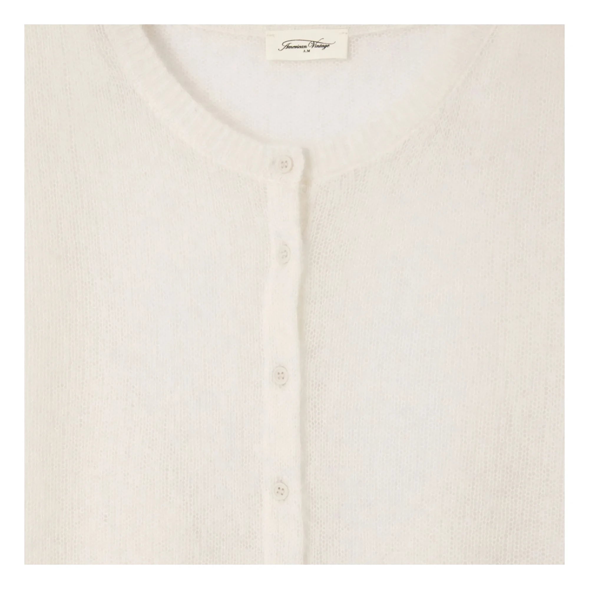 American Vintage - Bodyrow Cashmere and Wool Vest | Cream