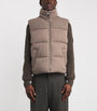 Brown Wool-Cashmere Braxton Down Gilet