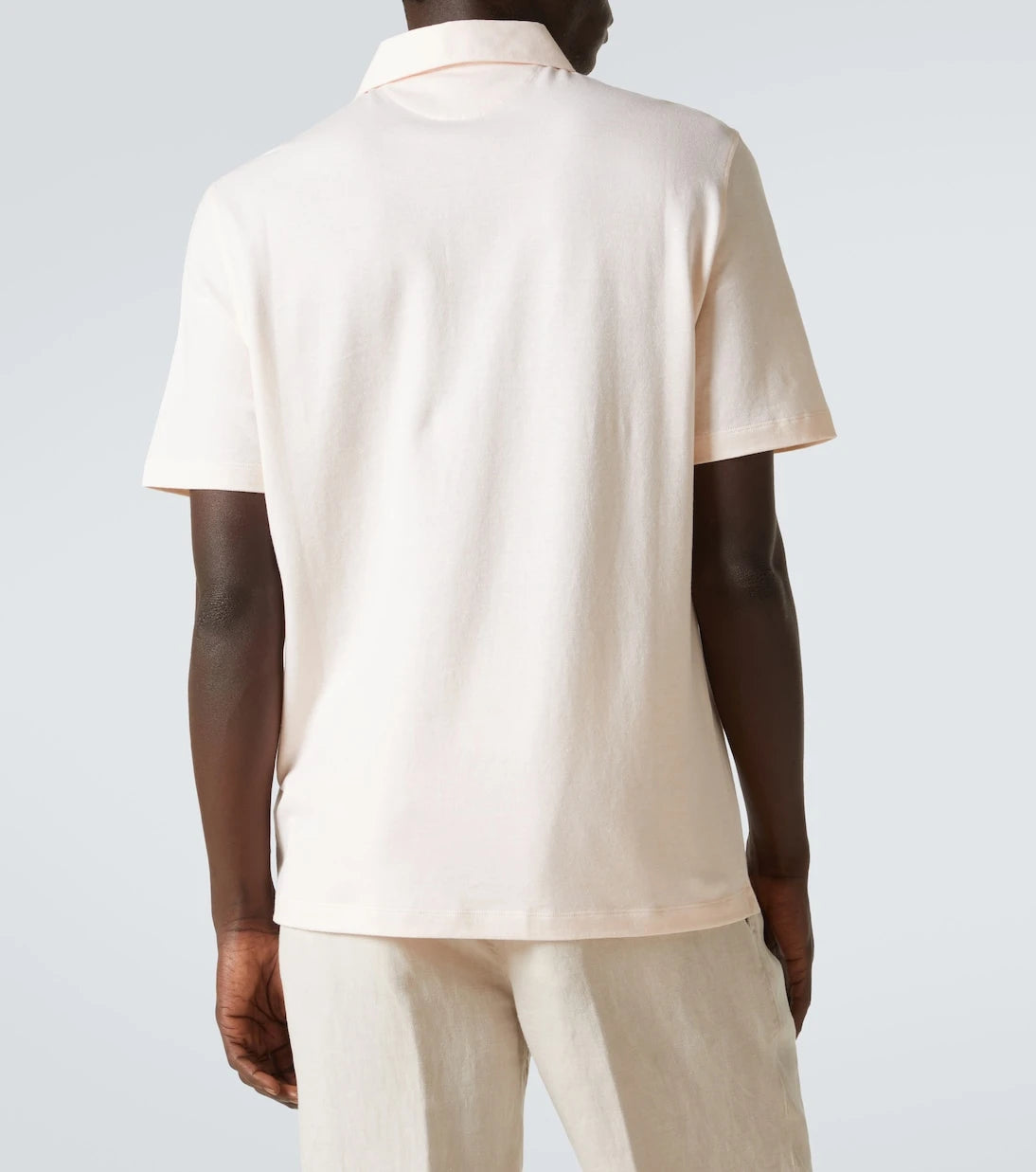 Brunello Cucinelli - Cotton and linen polo shirt
