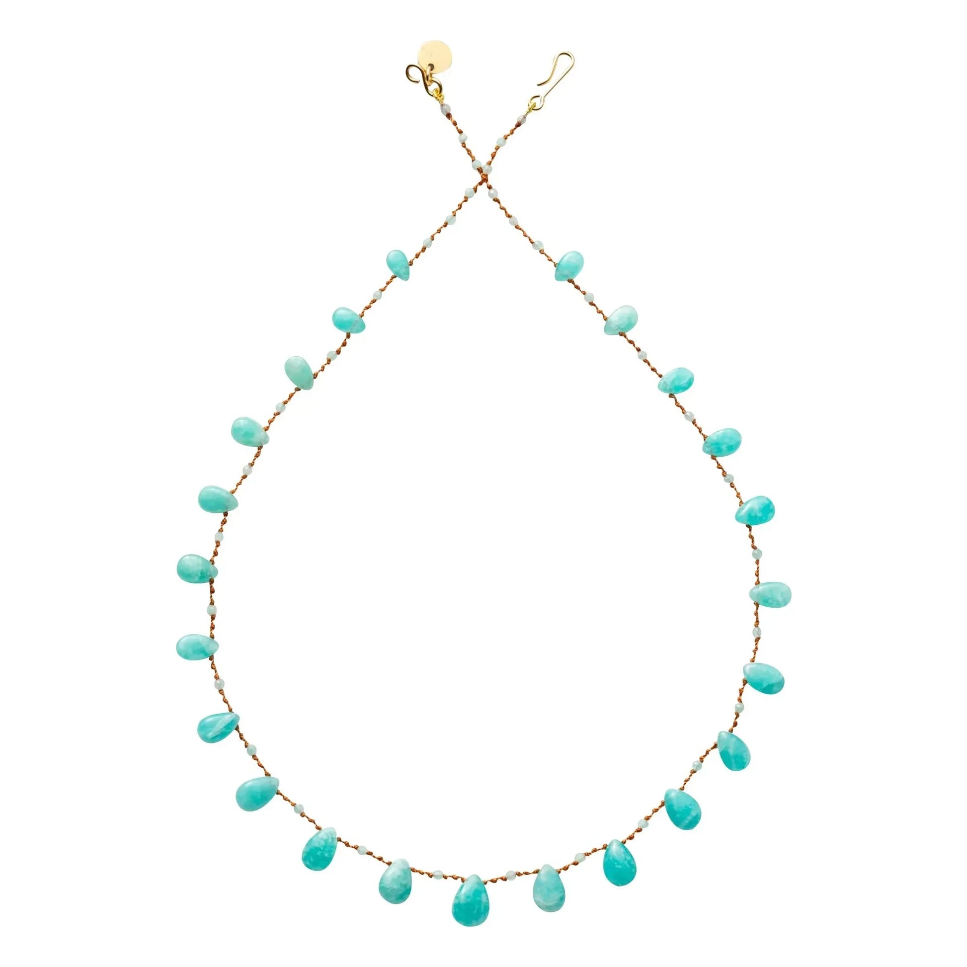 Ivarene - Beetle necklace | Azure blue