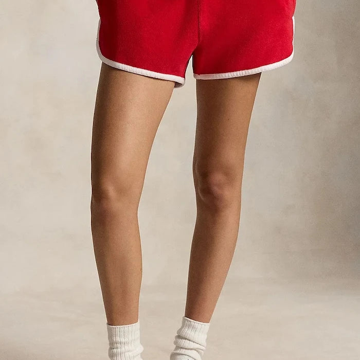 Polo Ralph Lauren kadın kısa pantolon pamuklu LT WT COTTON TERRY-KNT-SHORTS