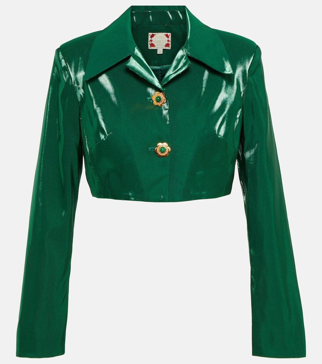 Miss Sohee - Cropped silk jacket