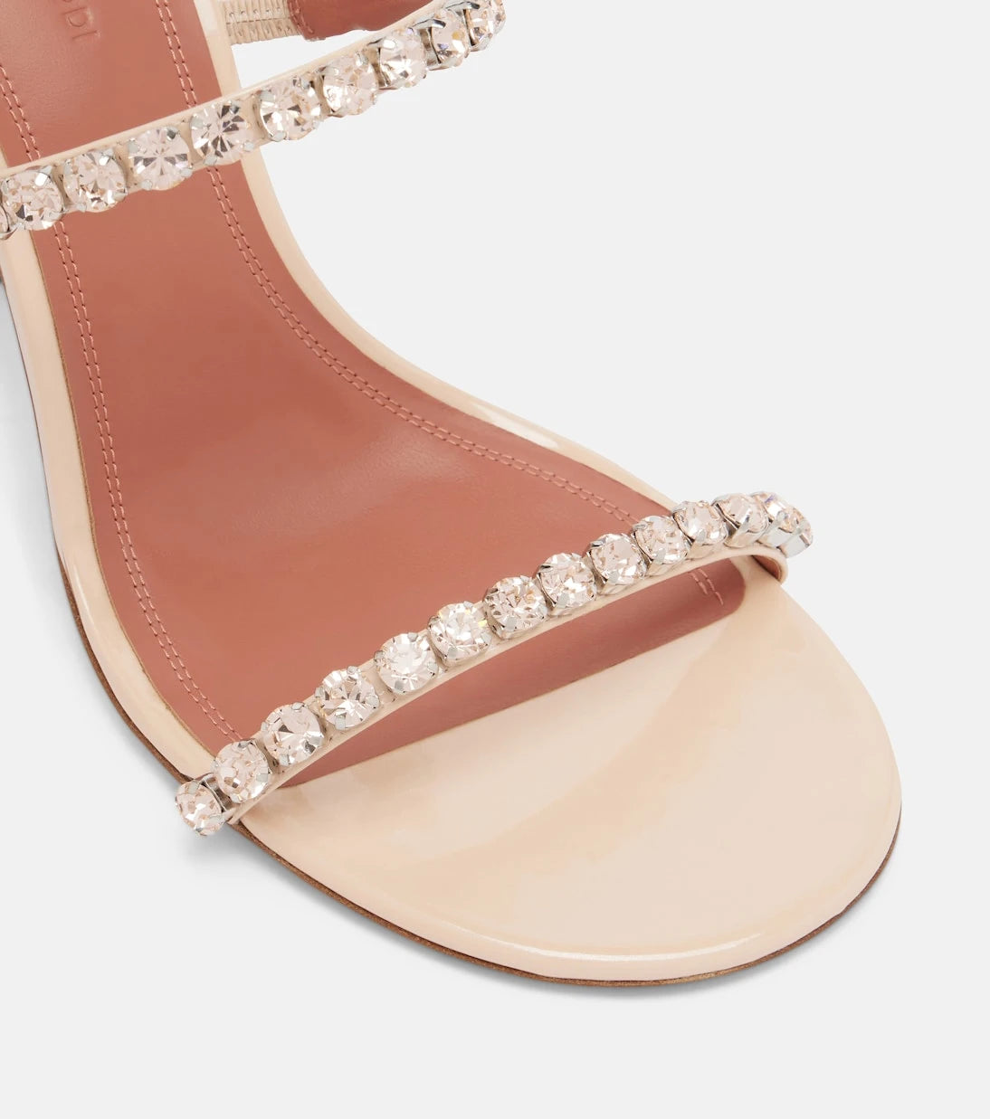 Amina Muaddi - Gigi crystal-embellished leather sandals