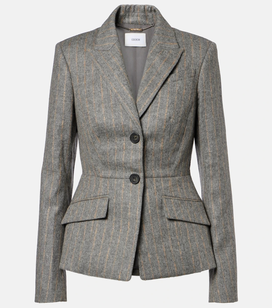 Erdem - Pinstripe wool and mohair blazer