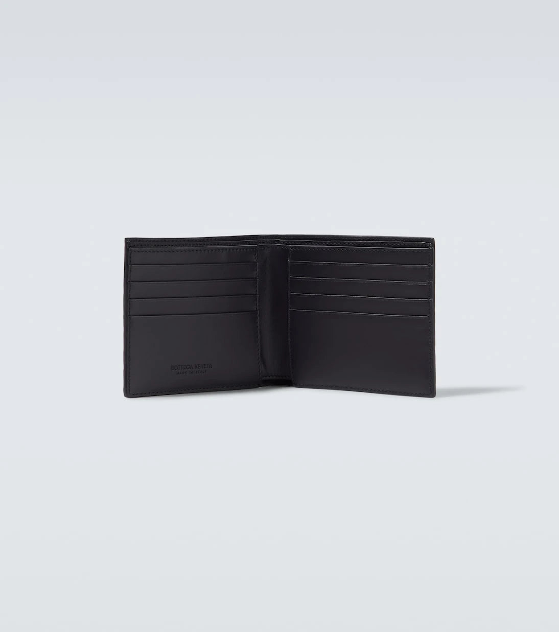 Bottega Veneta - Intrecciato leather bifold wallet