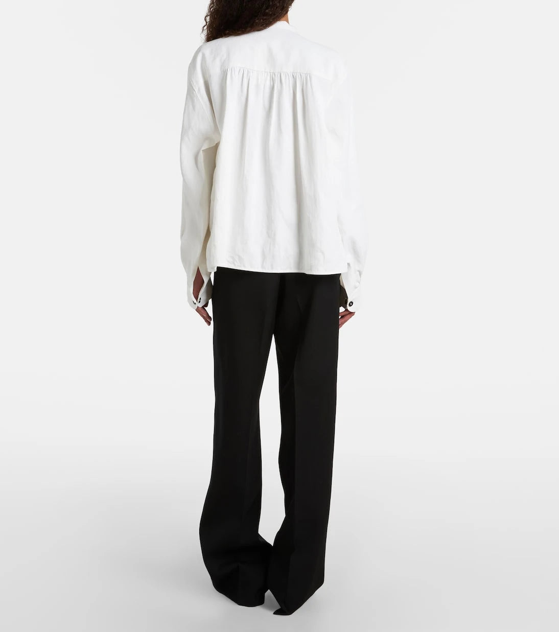 Jil Sander - Düşük bel yün pantolon