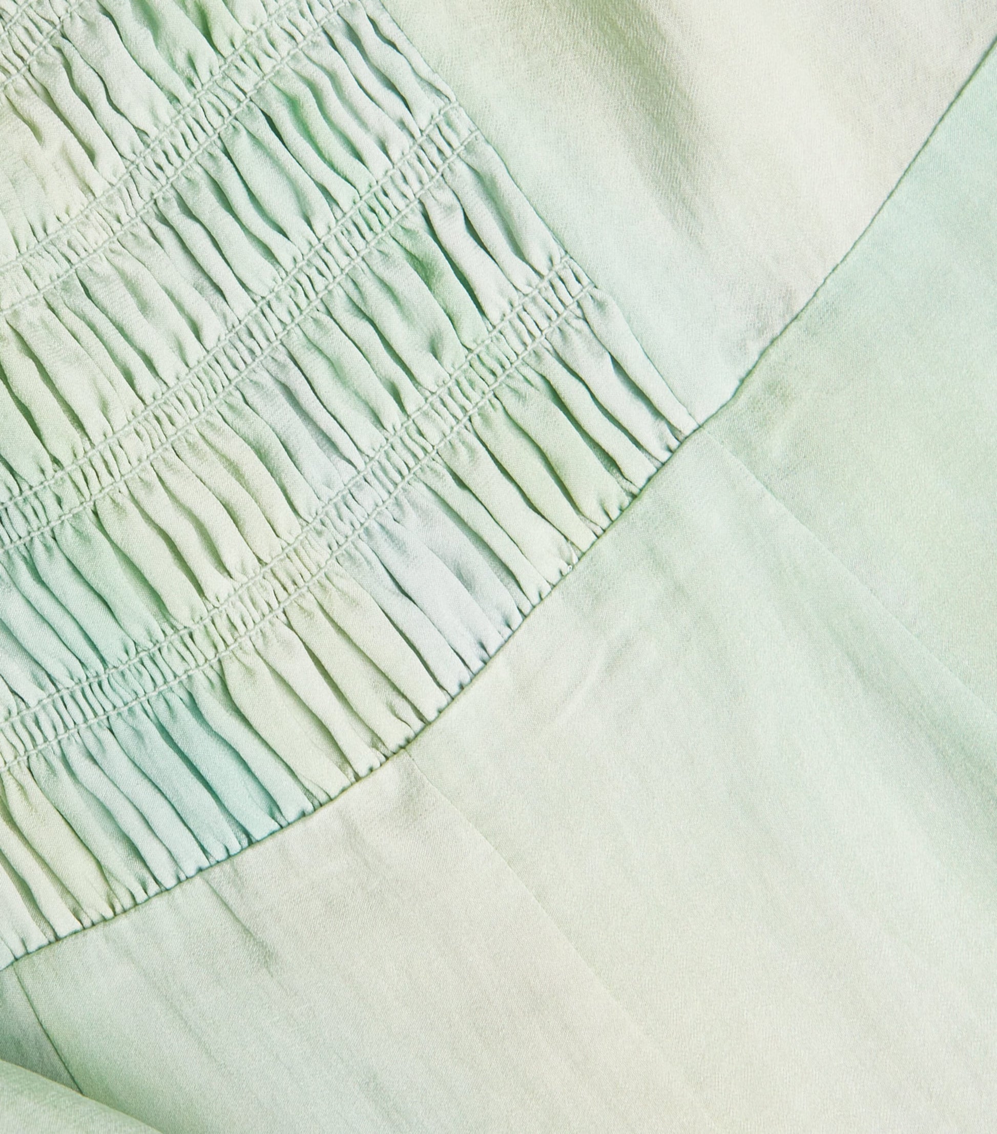 Satin Watercolour Midi Dress