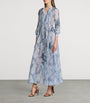 Ralph Lauren Collection Navy Linen-Silk Hannes Dress