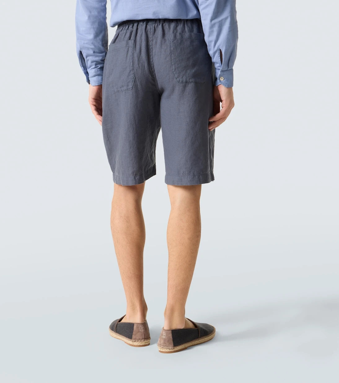 Fedeli - Vico linen Bermuda shorts