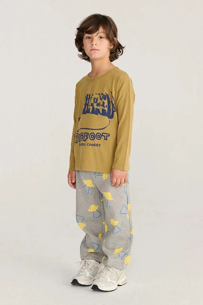 Bobo Choses çocuklar için uzun kollu pamuklu bluz Bigfoot