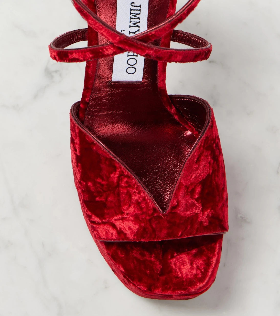 Jimmy Choo - Karli 125 velvet platform sandals
