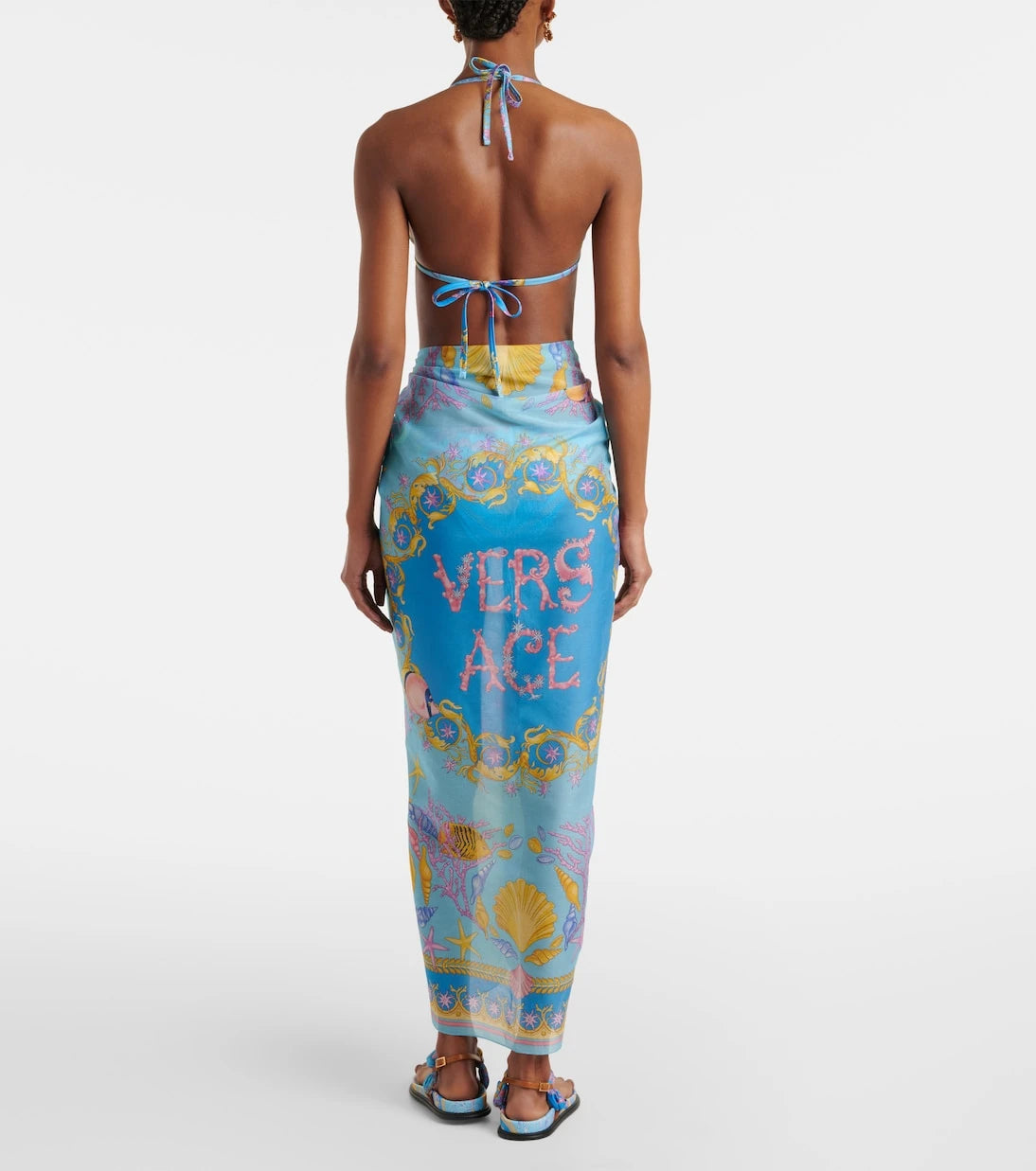 Versace - Underwater Barocco beach cover-up