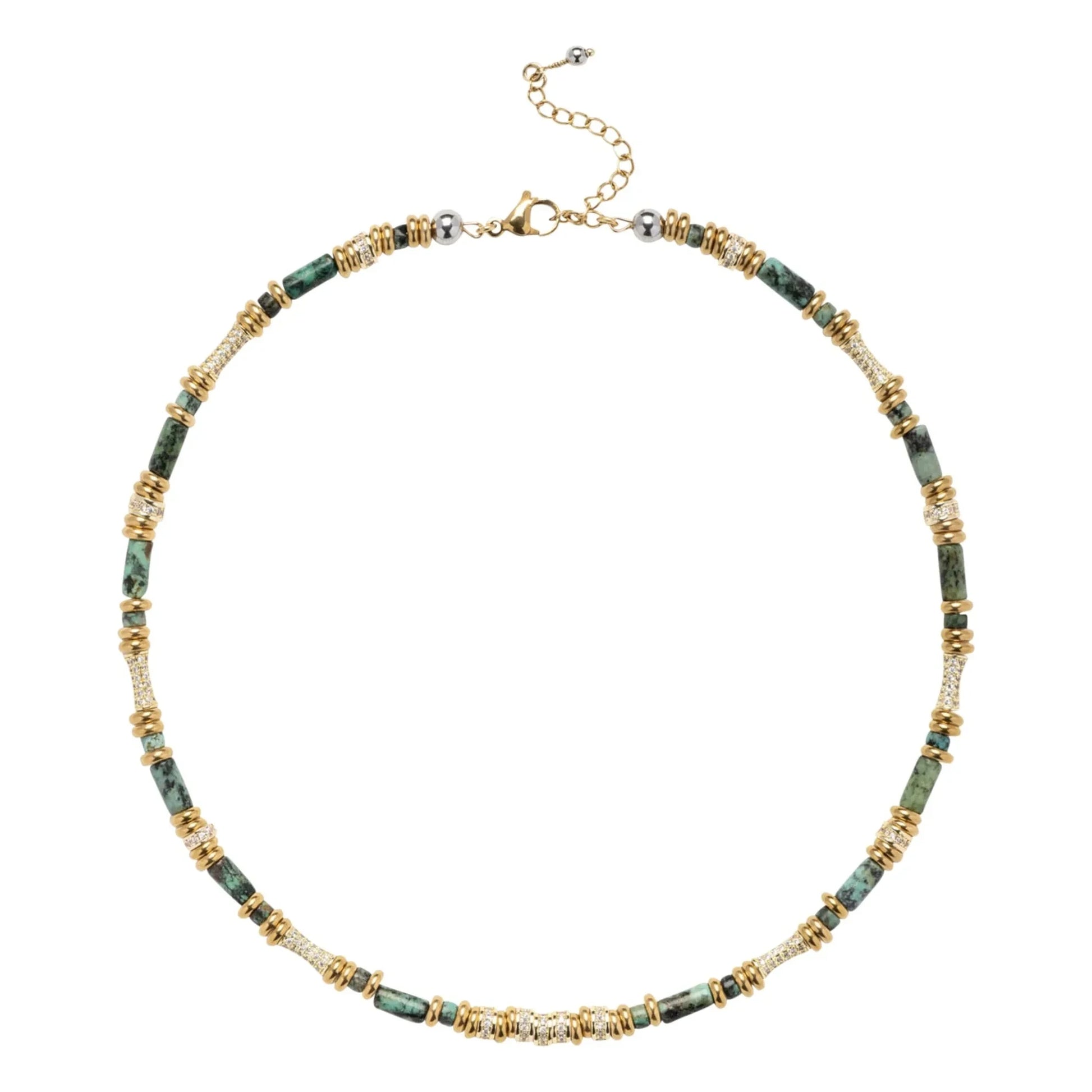 Sigal - Yara Shiny necklace | Green
