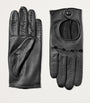 Aspinal Of London Black Women's Nappa Leather Driving Gloves (Small)
