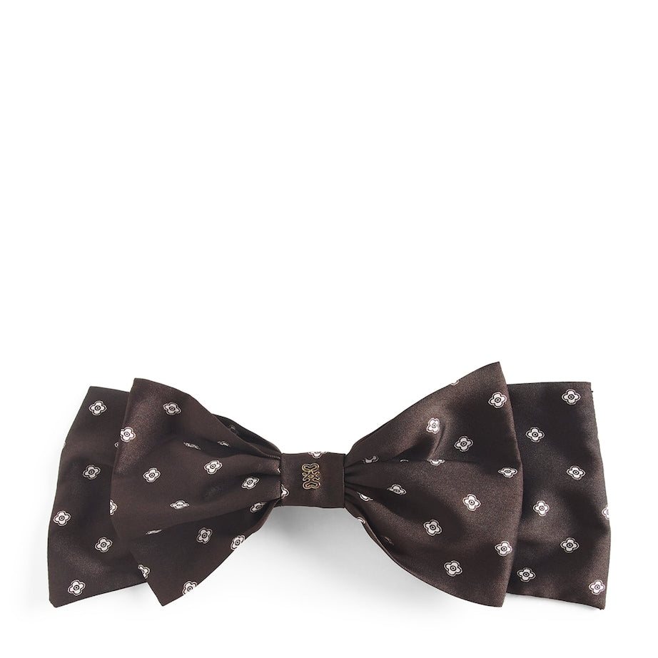 Satin Printed Hair Bow