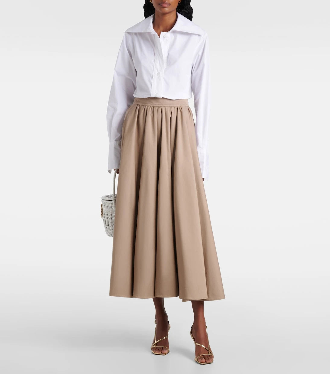 Patou - Violin cotton poplin shirt