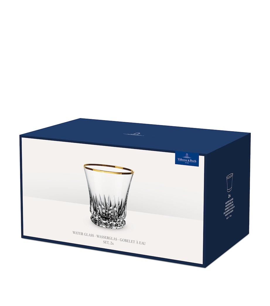Villeroy & Boch Set of 2 Grand Royal Gold Tumblers (200ml)