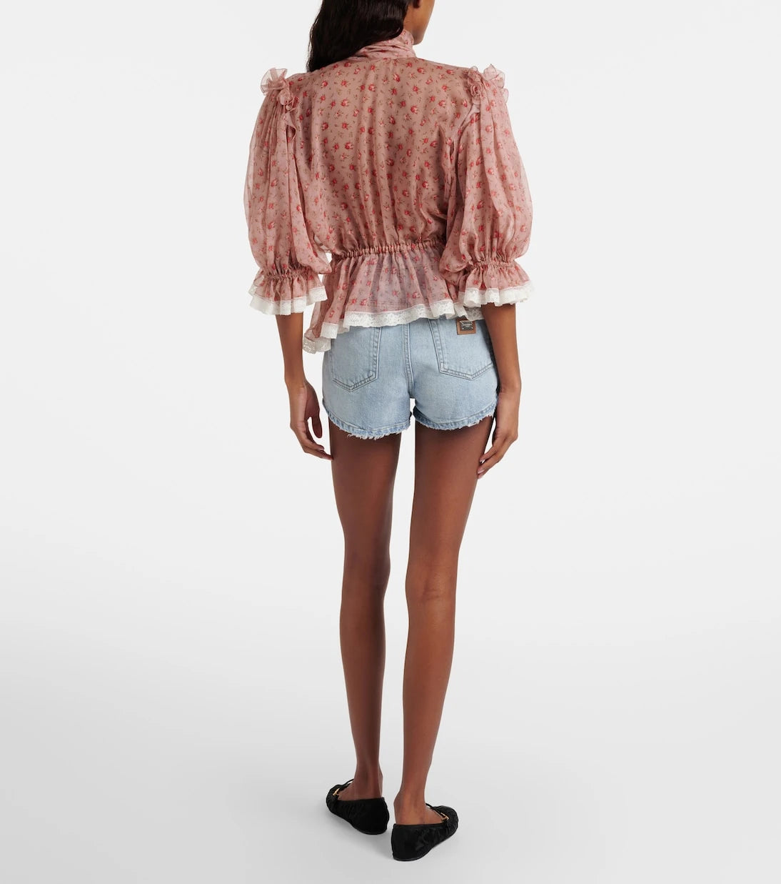 Dolce&Gabbana - Frayed denim shorts