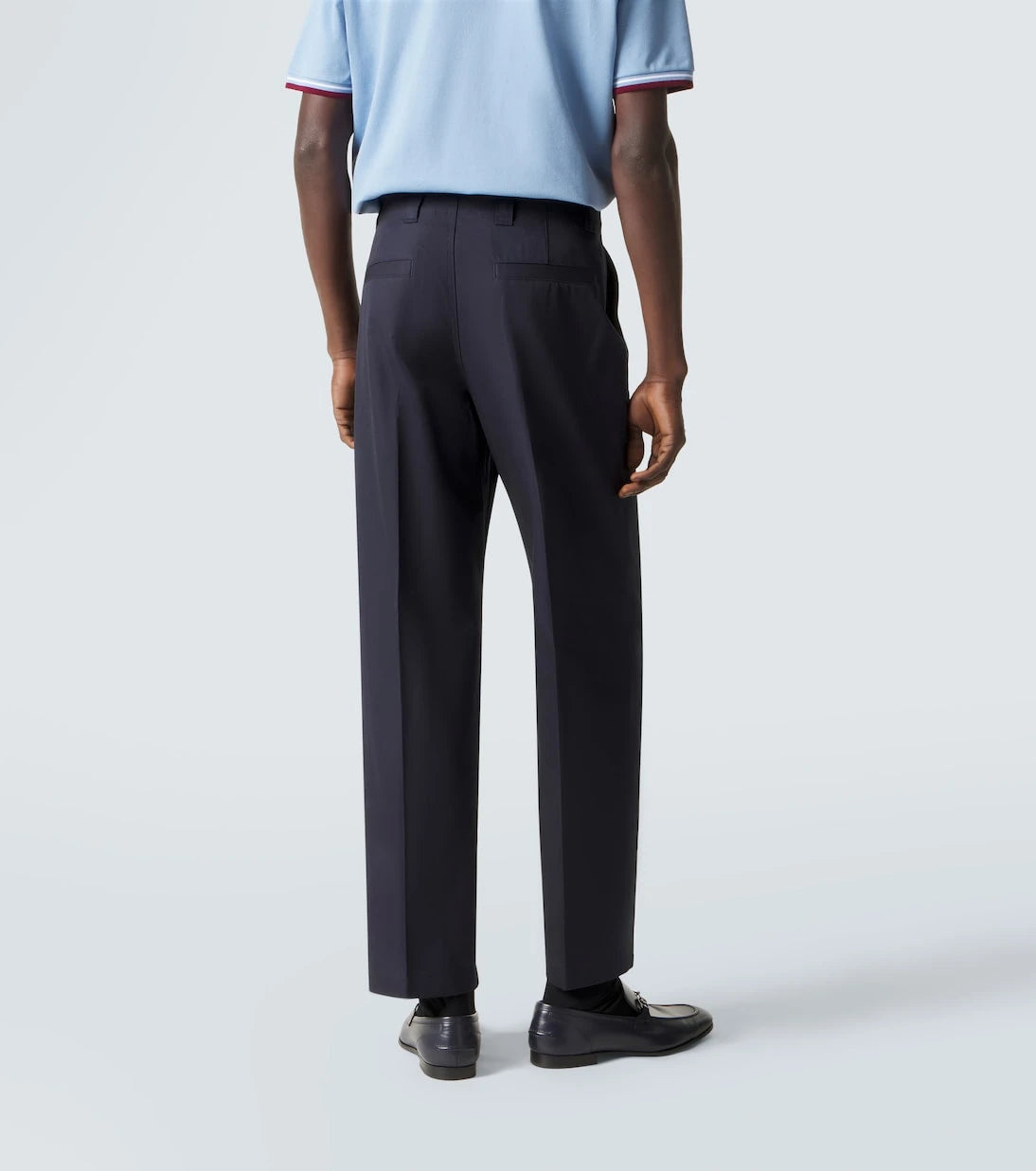 Gucci - Printed cotton twill straight pants