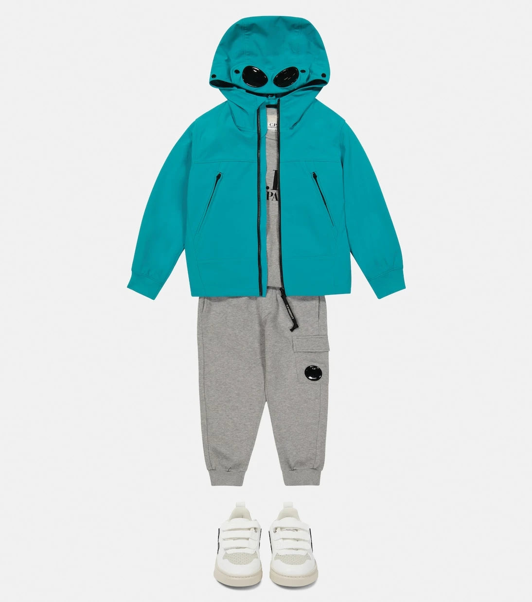 C.P. Company Kids - Shell-R Goggle jacket