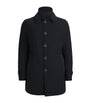 Navy Down Water-Resistant Washington Overcoat