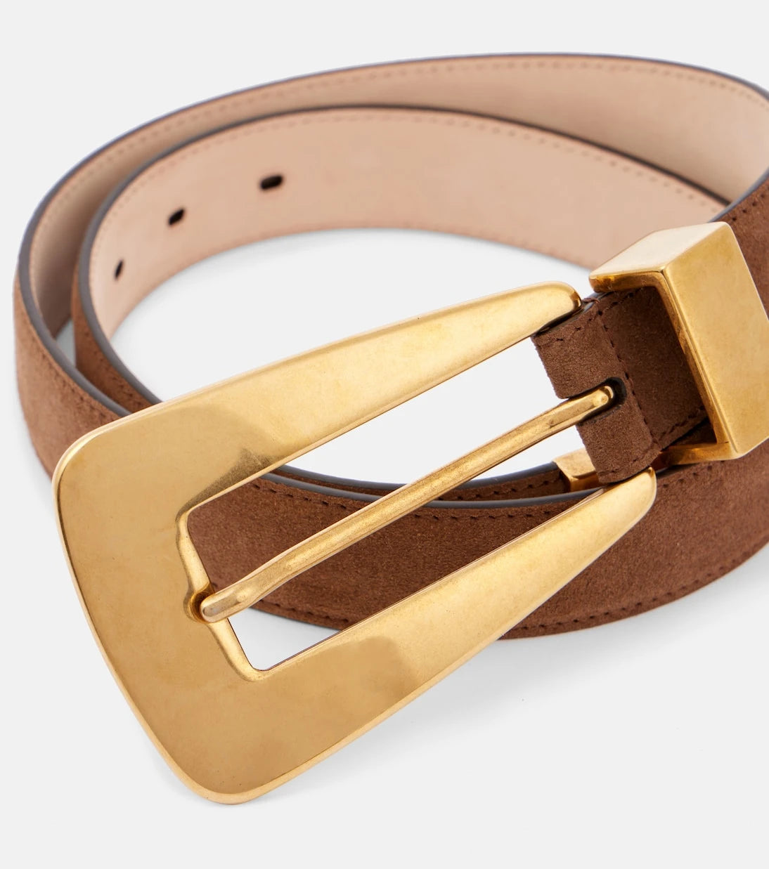 Khaite - Lucca suede belt