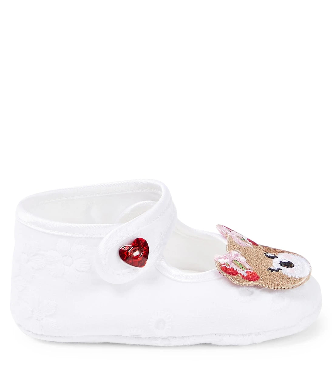 Monnalisa - Baby bear-embellished ballet flats