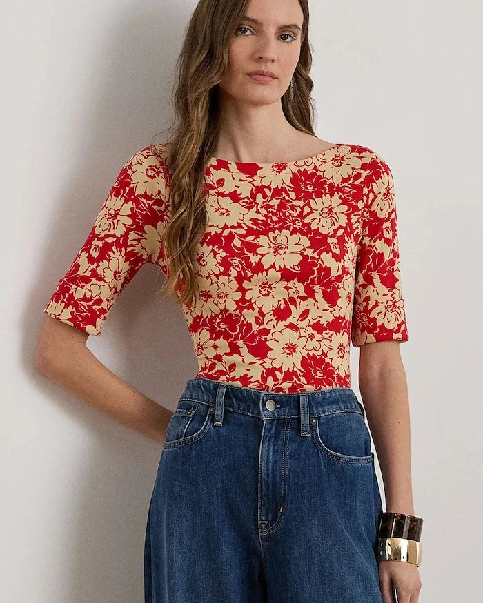 Lauren Ralph Lauren basic pamuklu kadın tişört