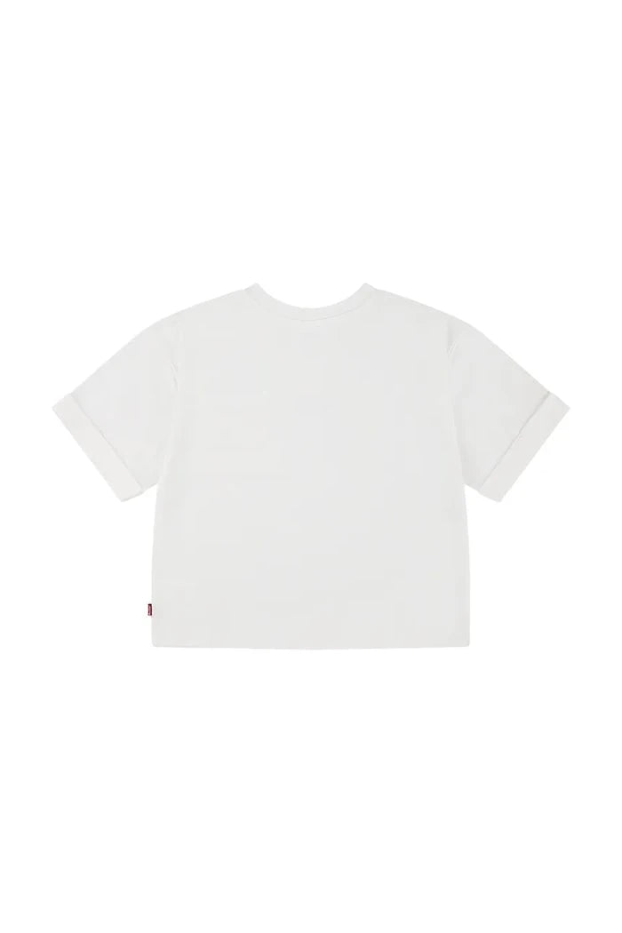 Детска тениска Levi's ROLL CUFF MEET AND GREET T