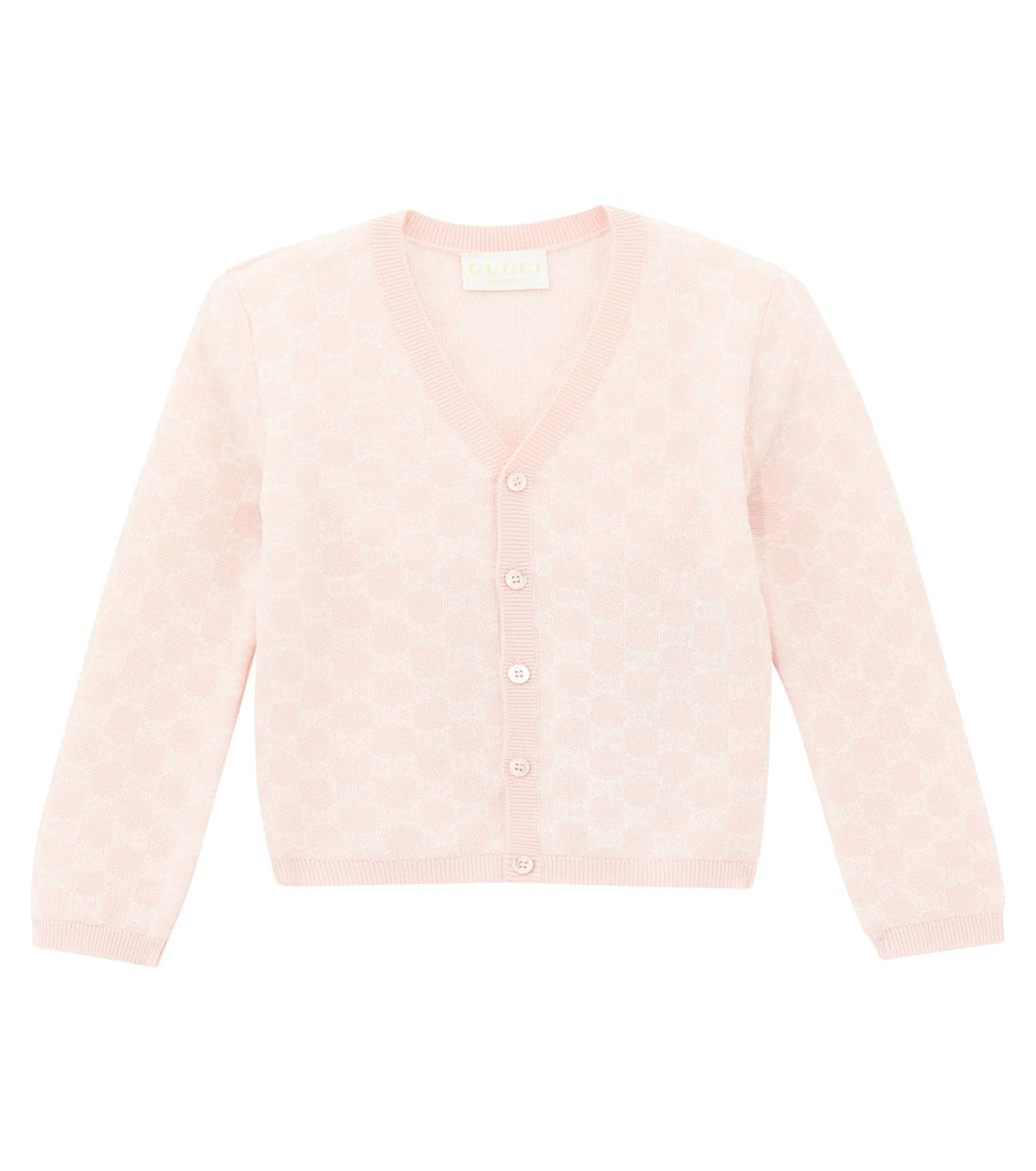 Gucci Kids - كارديجان GG صوف للأطفال الرضع