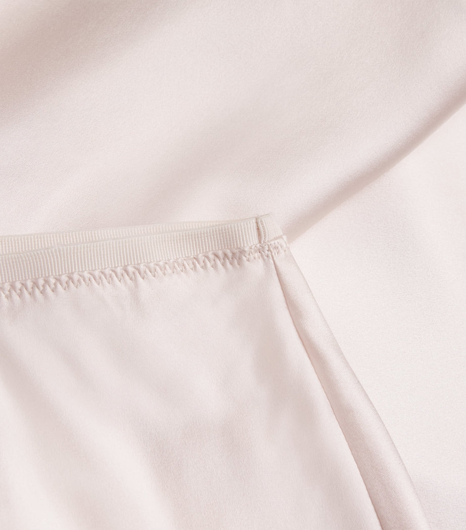 Silk Satin Isaak Maxi Skirt ROSE