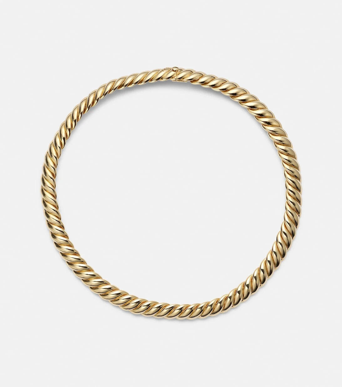 David Yurman - قلادة كيبل منحوتة من الذهب عيار 18 قيراطًا