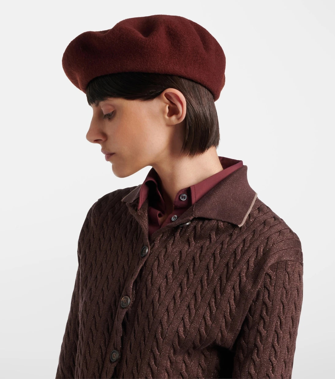 Brunello Cucinelli - Monili wool beret